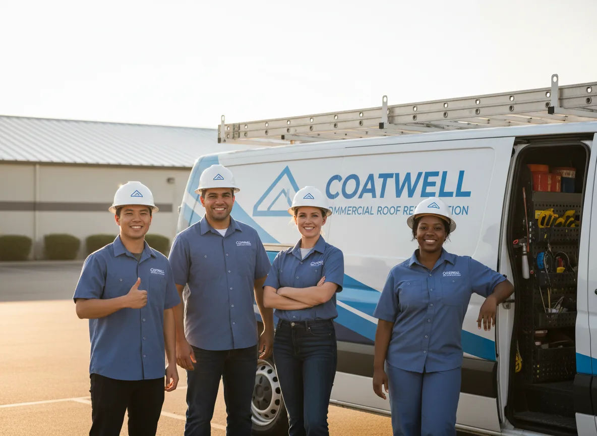 Commercial roof coating company in Marshall, OK